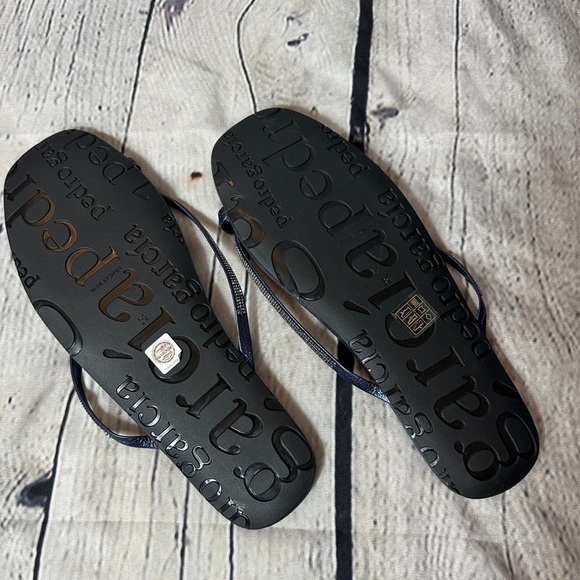 New Pedro Garcia Swarovski Crystals Blue Slide Sandals Size 39 - Picture 5 of 5